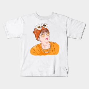 Seunnie in orange Kids T-Shirt